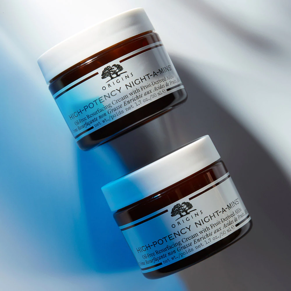 Origins, Origins High-Potency Night-A-Mins™, Origins High-Potency Night-A-Mins™ Resurfacing Cream, Origins High-Potency Night-A-Mins™ Resurfacing Cream with Fruit-Derived AHAs, Origins High-Potency Night-A-Mins™ Resurfacing Cream with Fruit-Derived AHAs 15ml, Origins High-Potency Night-A-Mins™ Resurfacing Cream with Fruit-Derived AHAs รีวิว, ไนท์มอยเจอร์ไรเซอร์, ผลัดเซลล์ผิว, กระจ่างใส, AHA