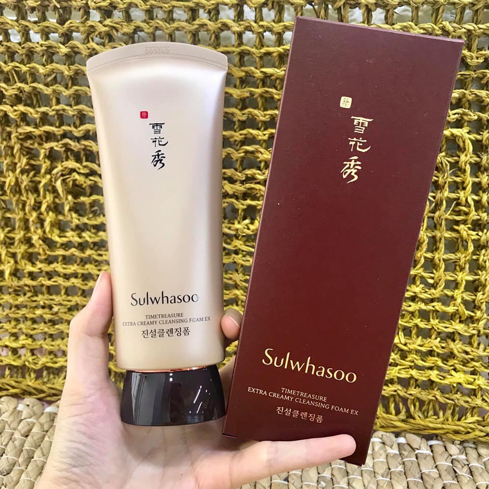 Sulwhasoo, Sulwhasoo Timetreasure, Sulwhasoo Timetreasure Extra Creamy Cleansing Foam, Sulwhasoo Timetreasure Extra Creamy Cleansing Foam EX, Sulwhasoo Timetreasure Extra Creamy Cleansing Foam EX รีวิว, Sulwhasoo Timetreasure Extra Creamy Cleansing Foam EX 150ml, คลีนซิ่งโฟม, คลีนซิ่งโฟม Sulwhasoo, ทำความสะอาดผิว