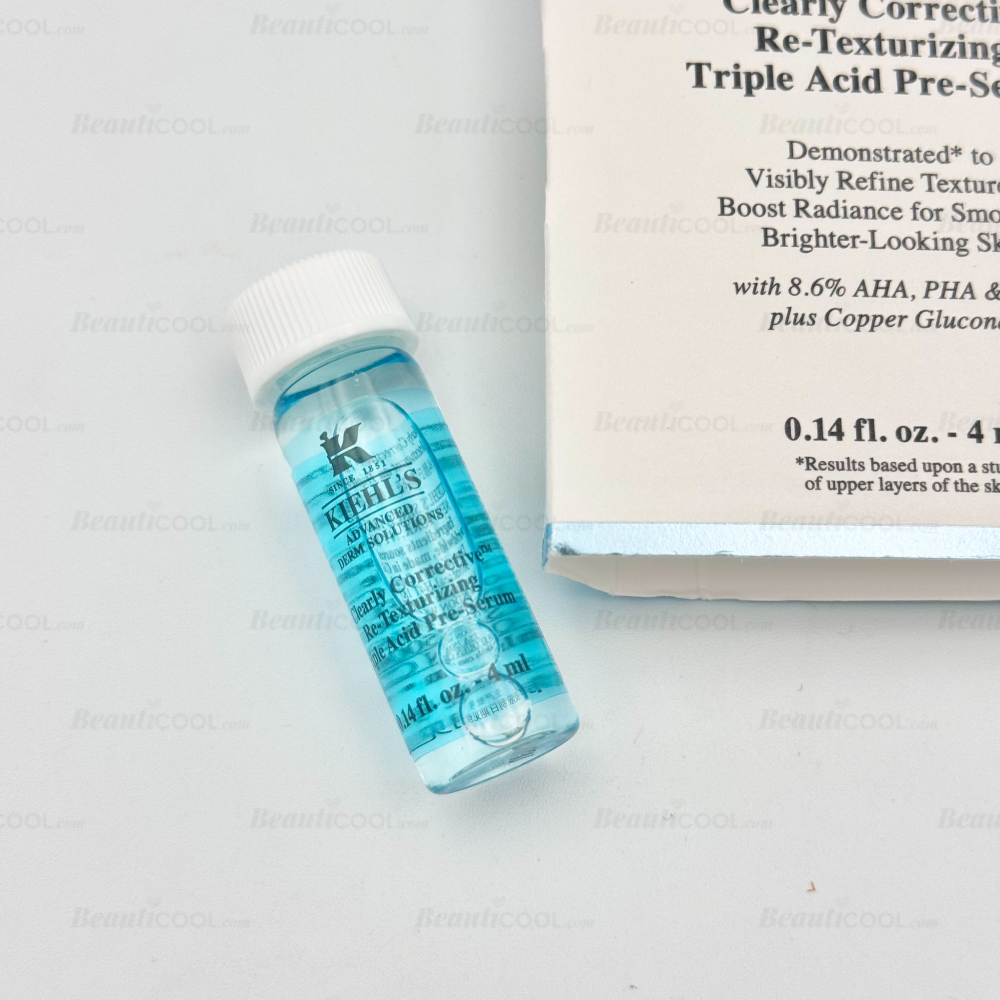 KIEHL‘S Clearly corrective Re-Texturizing Triple Acid Pre-Serum 4ml, KIEHL‘S Clearly corrective Re-Texturizing Triple Acid Pre-Serum, คอลเลคชั่นลดเลือนจุดด่างดำ Clearly Corrective , KIEHL‘S จุดด่างดำ , KIEHL‘S  ราคา ,KIEHL‘S  รีวิว