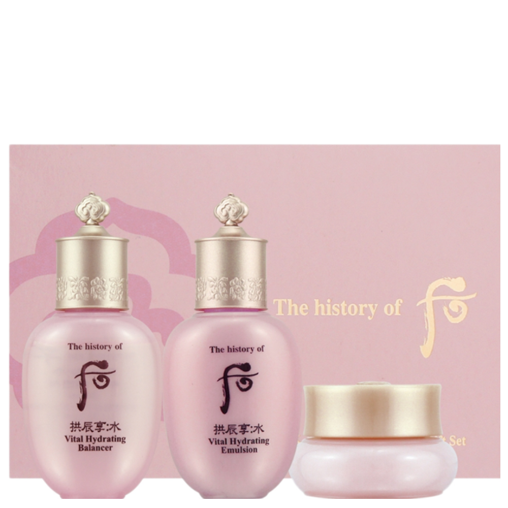 The history Of Whoo , Soo Yeon ,  Gift Set 3items , เซ็ทบำรุงผิวสุดหรู 3 ชิ้น , ผิวเปล่งปลั่งชุ่มชื้น